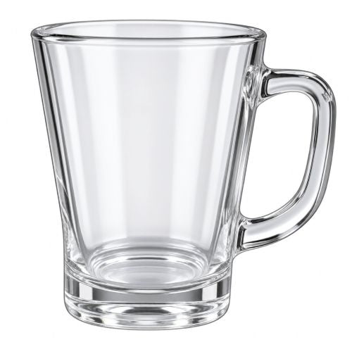 4" 8 oz. Clear Glass Tea Mug – Item #112609