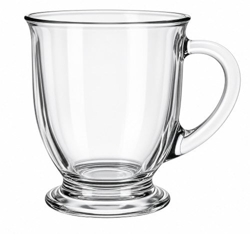 4.5" 24 oz. Clear Glass Mug – Item #118670