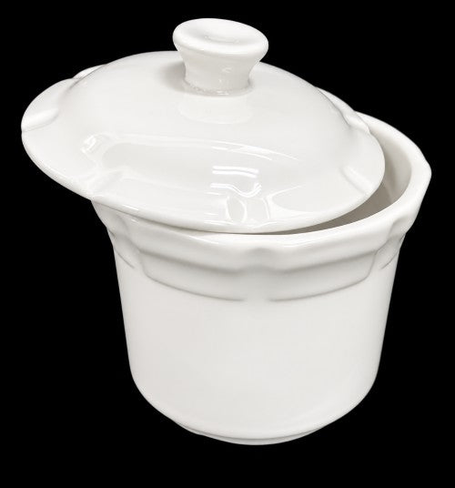 4" Bone-White Soup Tureen with Lid – Item #210-34