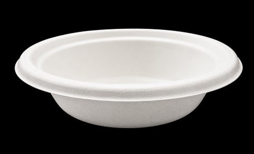 12 oz. White Bagasse Bowl – Item #30015-1