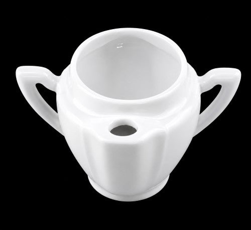 7" x 3" White Cruet Server Item #50428