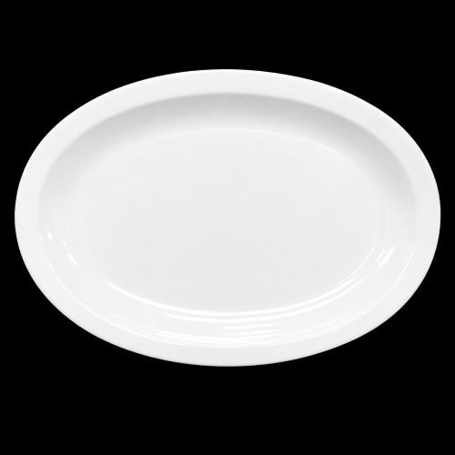 11.5x8 Inch Oval Plate Melamine Item #51558