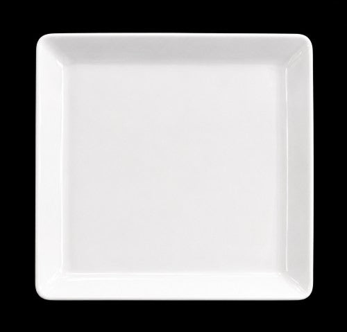 12.2" x 12.2" White Square Melamine Plate/Platter – Item #51578-1