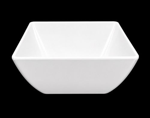 6" x 6" Square White Melamine Bowl Item #52225 & 52225-1