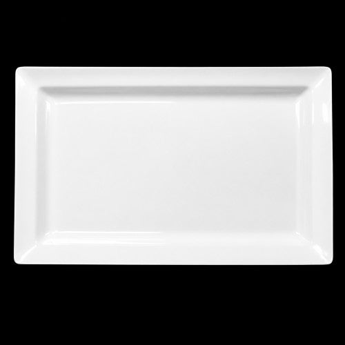 17.25" x 10.75" Rectangular White Melamine Tray Item #52231