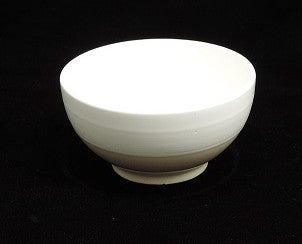 5.5" White and Beige Bowl - Item #55479