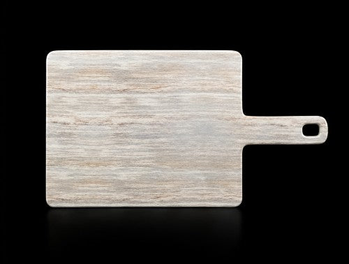 13.85" x 7.5" 100% Melamine Food Board with Handle Item #57039