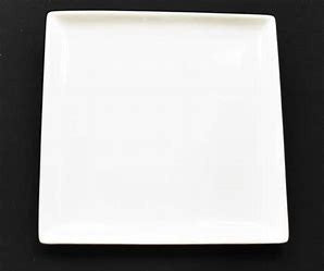 7.25" White Square Plate - Item #57607