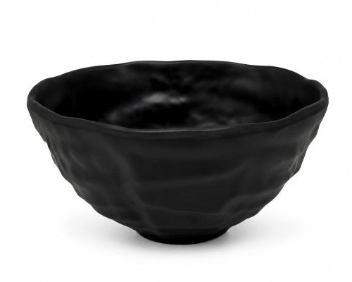 6" x 3.25" Matte Black Melamine Bowl Item #59730
