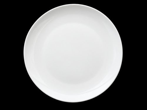 7.5" White Coupe Plate – Item #65698