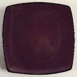 7" Square Purple Plate - Item #65789-1
