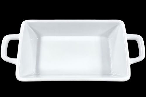 9" Rectangular Bakeware – White Item #65941 | 16 Pieces per Case