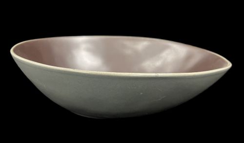 8" Brown Almond Shape Bowl - Item #66466-4