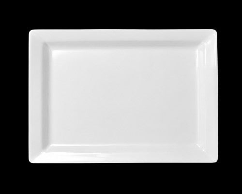 12.75" x 10.45" Heavy-Duty Rectangular Plate – 100% Melamine Item #66671