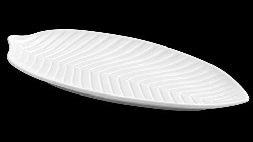 20.75" Melamine Leaf Shape Plate – Item #66677