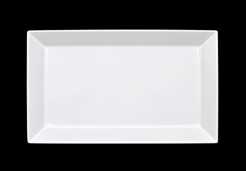 19" x 12" Rectangular Plate – White - Item #67016