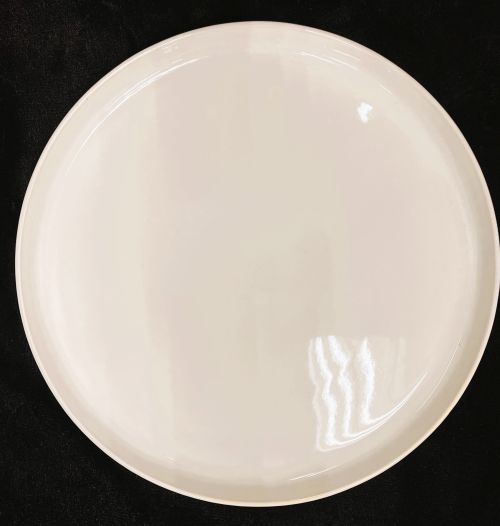 10.5" Beige Pie Crust Rim Plate - Item #67164