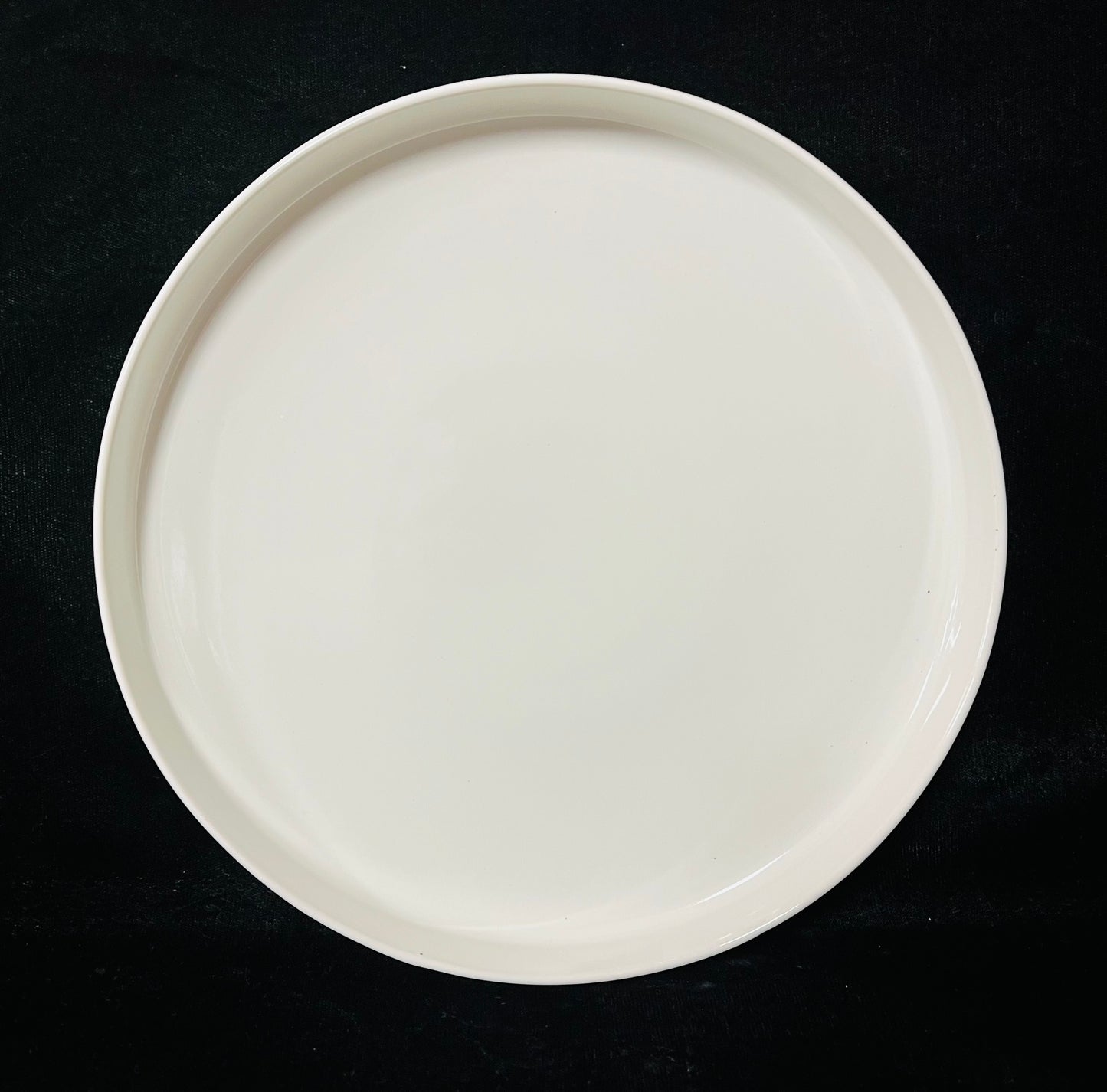 8.5" White With Rim Salad Plate - Item #67165
