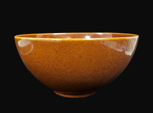 6.5" Amber Brown Bowl - Item #67694