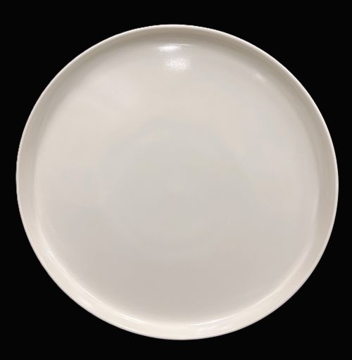 10.5" Beige Dinner Plate With Rim - Item #67909