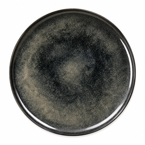10.5 INCH INDIGO BLUE BEIGE DINNER PLATE Item #67922