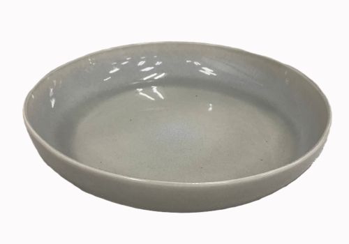 11 INCH LIGHT GREY ROUND BOWL Item #67950
