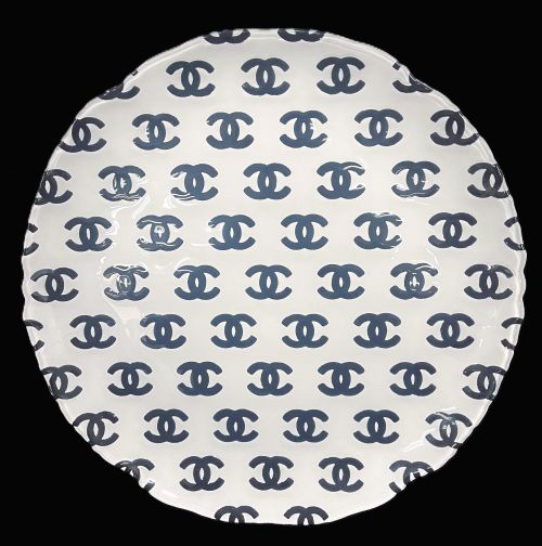 13" Gabrielle Pearl White Charger Plate - Item #68290