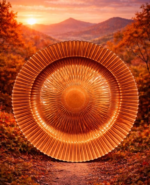 13" Marbella Copper Charger Plate - Item #68303