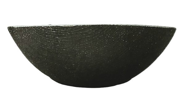 6.5" Black Glitter Bowl - Item #68326