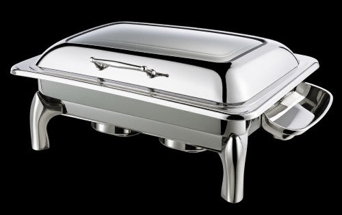 9L Full-Size Chafing Dish with Glass Viewing Window & Food Pan – Item #C701-1