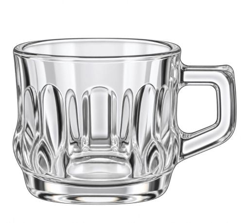 3" 8 oz. Clear Glass Tea Cup – Item #KTZB108