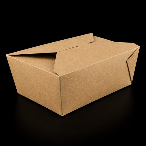 9" × 6.5" × 3.5" #4 Kraft Brown Eco-Box – Item #100460
