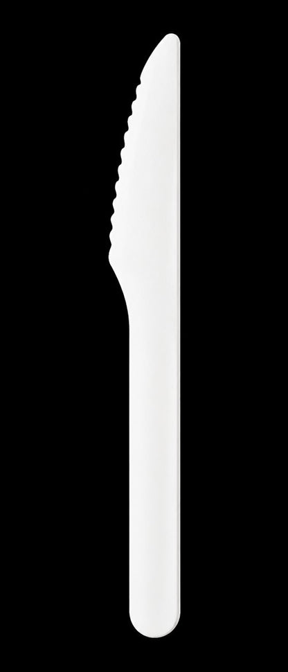 White Pulp Cutlery Collection – Knife, Fork & Spoon