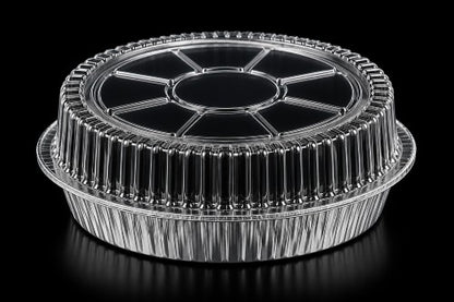 9" Round Aluminum Pan – Item #490060 & Lid Item # 400034
