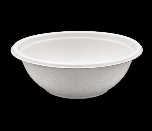16 oz. White Bagasse Bowl – Item #30016-1