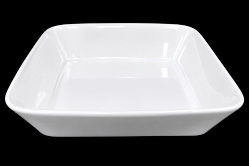9" Square Bakeware Dish – White - Item #51150