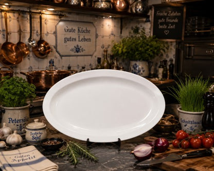 11.5x8 Inch Oval Plate Melamine Item #51558