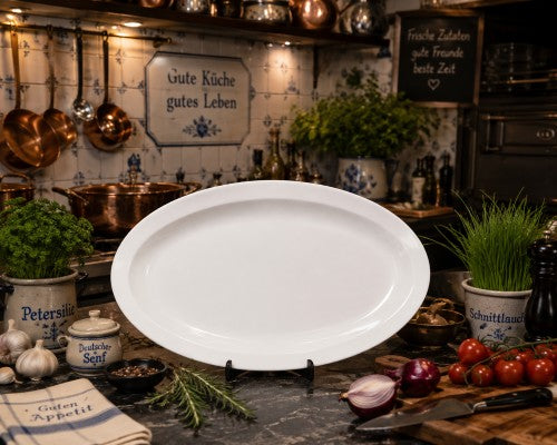 11.5x8 Inch Oval Plate Melamine Item #51558