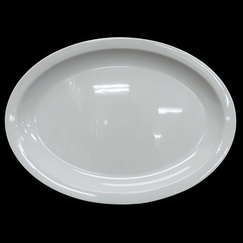 13.25x9.62 Inch Oval Plate Melamine Item #51559