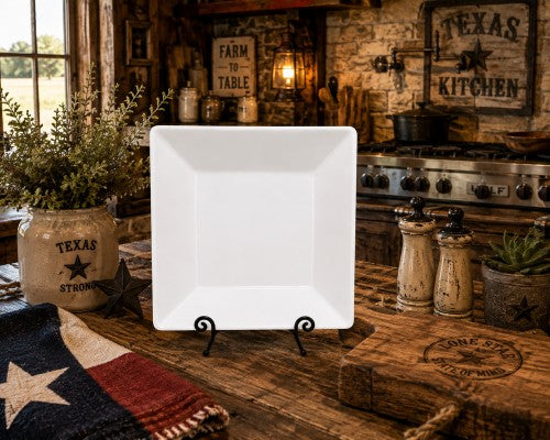 10.25 Inch Square Plate-Melamine Item # 51570