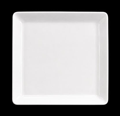 12.2" x 12.2" White Square Melamine Plate/Platter – Item #51578-1