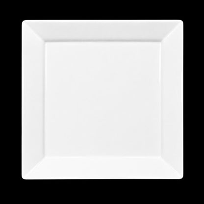 12.2" x 12.2" White Square Melamine Plate/Platter Item #51578