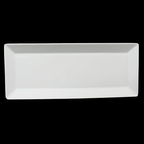 13.5" x 8" White Rectangular Melamine Tray Item #51582