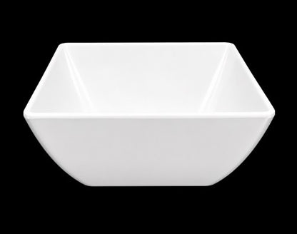 6" x 6" Square White Melamine Bowl Item #52225 & 52225-1