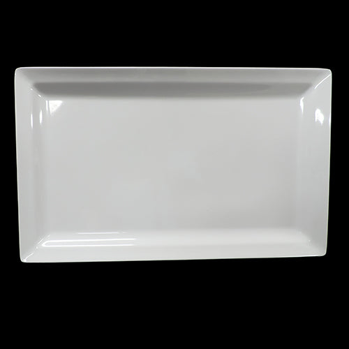 20" x 12.25" Rectangular White Melamine Tray Item #52230