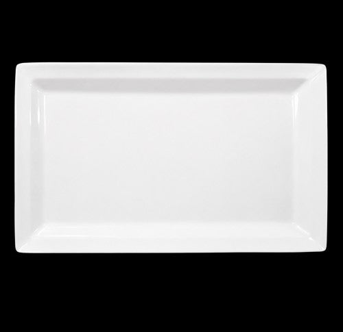 20" x 12.25" Rectangular White Melamine Tray Item #52230