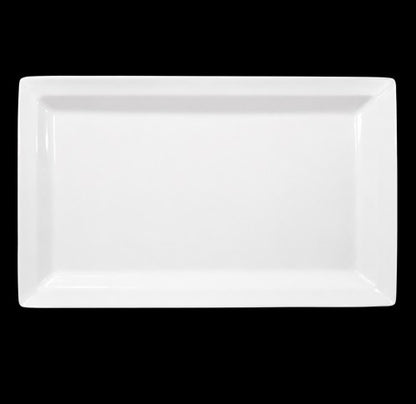 20" x 12.25" Rectangular White Melamine Tray Item #52230