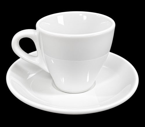 3 oz. White Cup and Saucer Set - Item #53083
