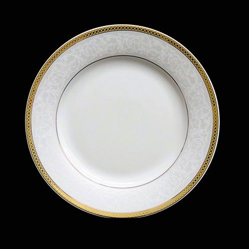 7.5" Madison Dessert Plate Gold Line - Item #53996