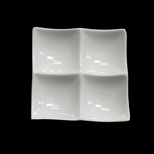 7" Four Sectional Dish - Item #57131